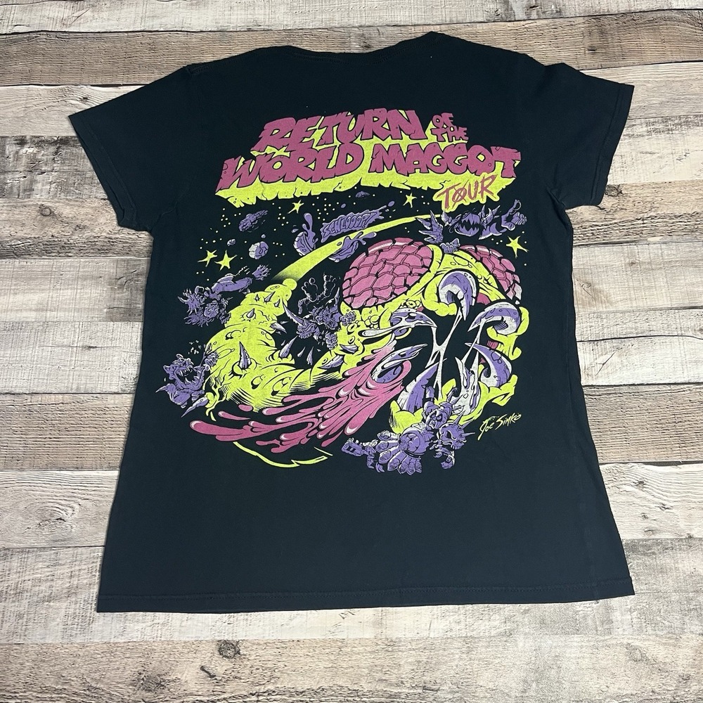Gwar Shirt Women's Size Medium Black Rock Band Tee Logo Spell out - Picture 2 of 8